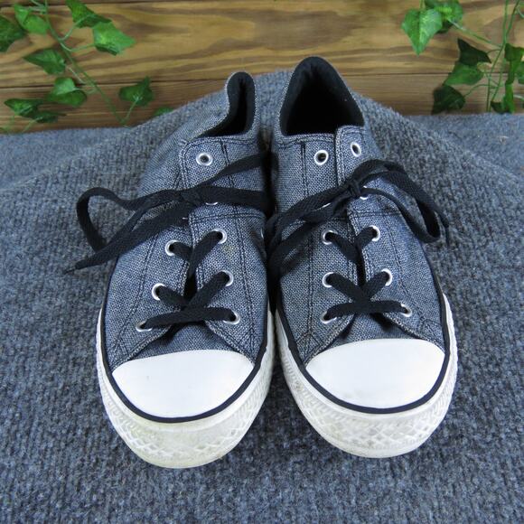 Converse Sneaker All Star Low Top Boys‎ Y 4 Medium Athletic Gray Fabric Lace Up - Picture 2 of 7